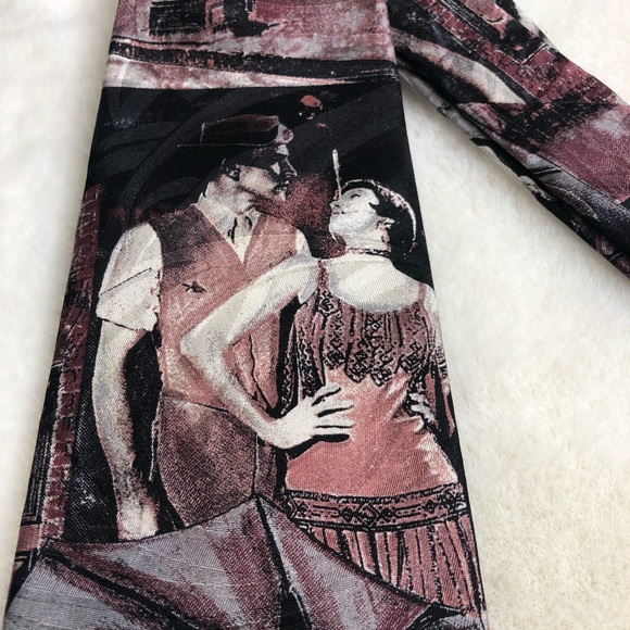 Vintage Singin’ in the Rain 100% Silk Tie - Picture 5 of 7